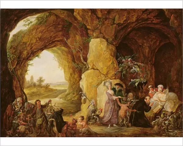 The Temptation of St. Anthony, 1781 (oil on panel)