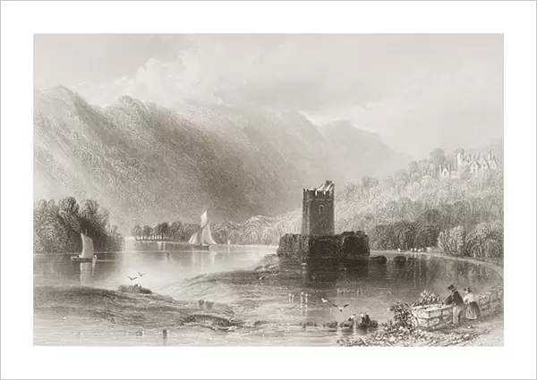 Narrow Water Castle, County Down, Northern Ireland, from Scenery and Antiquities