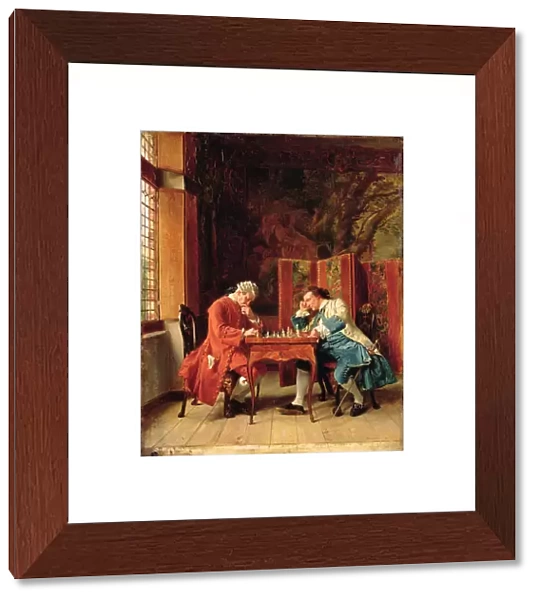 The Chess Players, 1856 (oil on board)