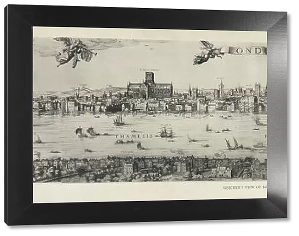 Panorama of London, 1616 (engraving)