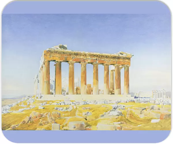 The Parthenon, c. 1834 (w  /  c over pencil on paper)
