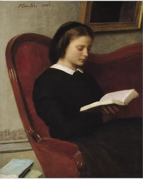 The Reader, 1861 (oil on canvas)