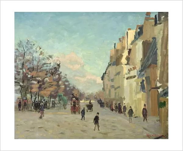 Paris, Quai de Bercy, Snow Effect, c. 1873-74 (oil on canvas)