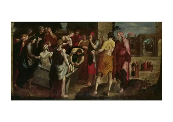Resurrection of Lazarus (oil on canvas)
