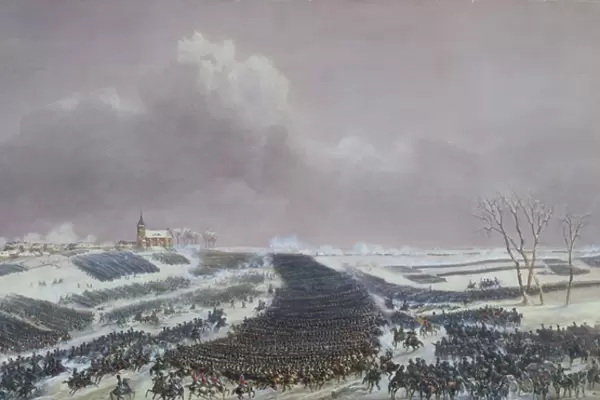 The Battle of Eylau, 8th February 1807 (w  /  c on paper)