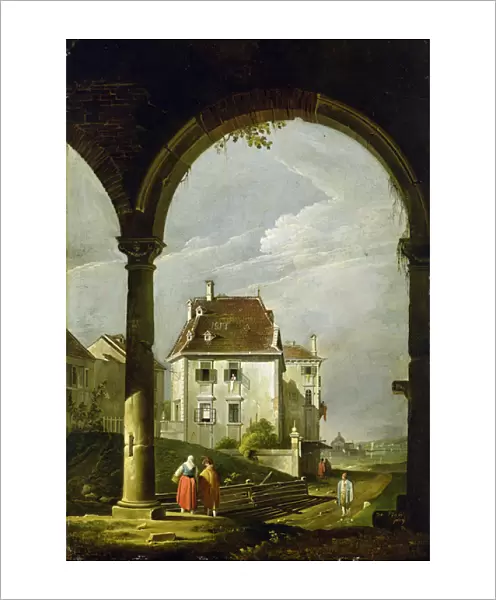 Venetian View, 1817 (oil on panel)