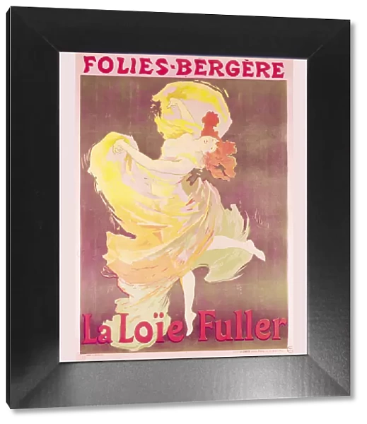 Poster advertising Loie Fuller (1862-1928) at the Folies Bergere, 1897 (colour litho)