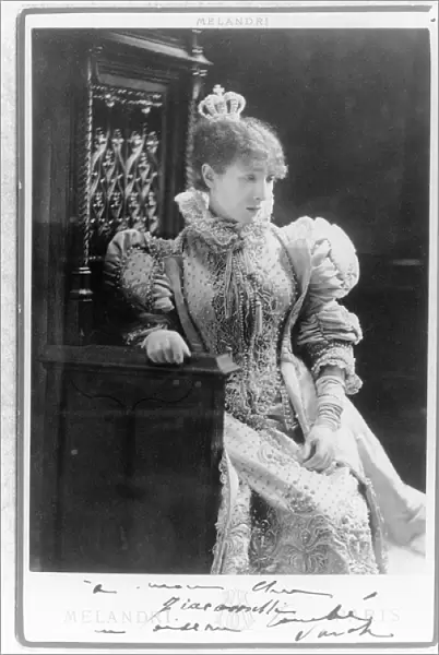 Sarah Bernhardt (1844-1923) in the role of Marie de Neubourg in Ruy Blas by Victor Hugo