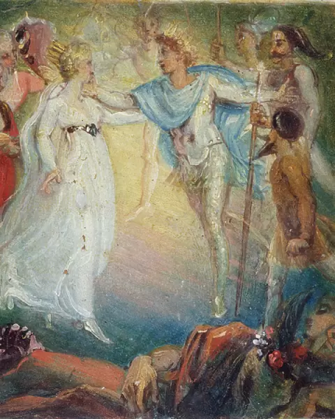 Oberon and Titania from A Midsummer Nights Dream by William Shakespeare
