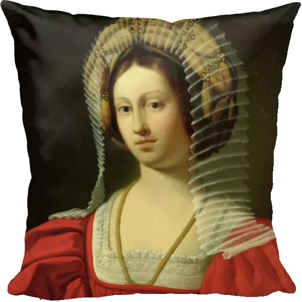 Giovanna I (1326-82) Queen of Naples, 1842 (oil on canvas)
