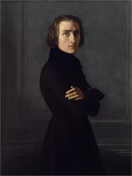 Portrait of Franz Liszt (1811-86) 1839 (oil on canvas)