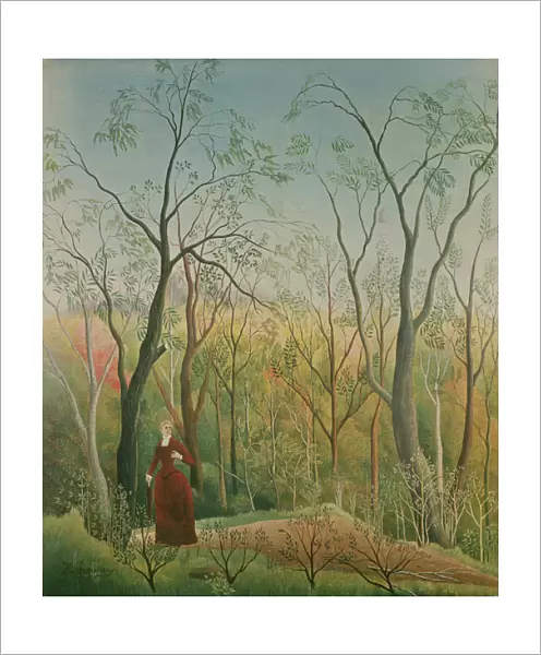 The Walk in the Forest, 1886-90 (oil on canvas)