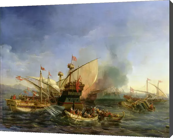 Naval Battle of Episkopi in 1323, 1841 (oil on canvas)