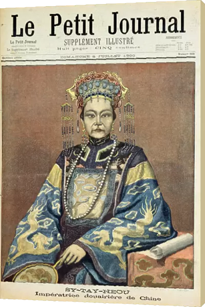 Tz U-Hsi (1835-1908) Empress Dowager of China, from Le Petit Journal