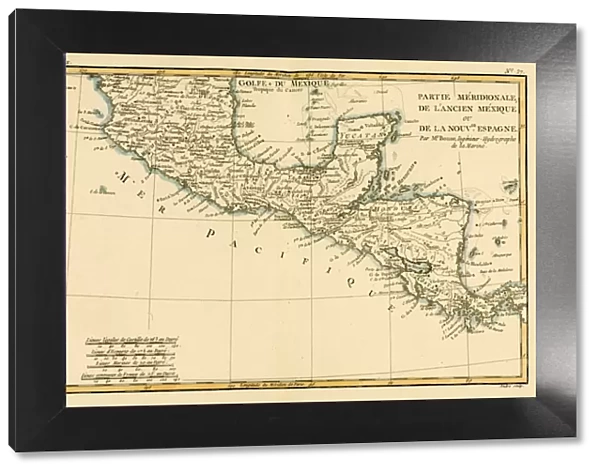 Southern Mexico, from Atlas de Toutes les Parties Connues du Globe Terrestre