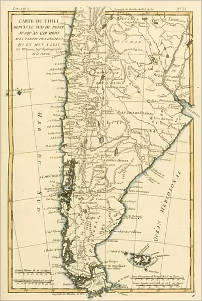 Chile, from the south of Peru to Cape Horn, from Atlas de Toutes les Parties