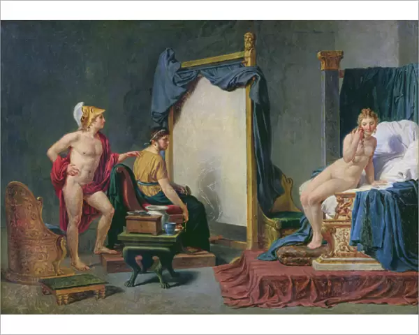 Apelles Painting Campaspe in the Presence of Alexander the Great (356-323 BC) (oil
