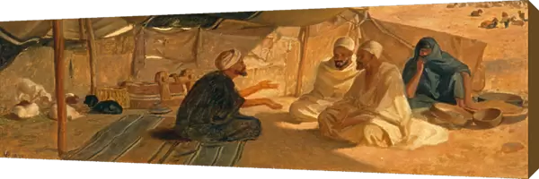 Arabs in the Desert, 1871 (oil on canvas)