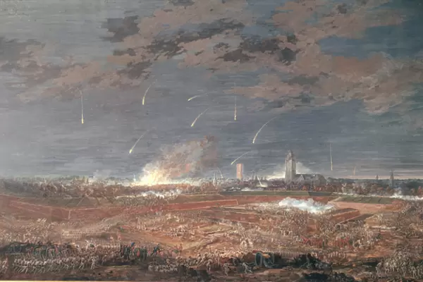 Attack on Berg-Op-Zoom, 4 a. m. 16th September 1746, 1786 (gouache on paper)