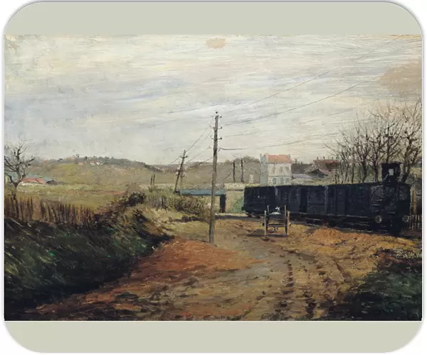 The Station at Argenteuil (oil on canvas)