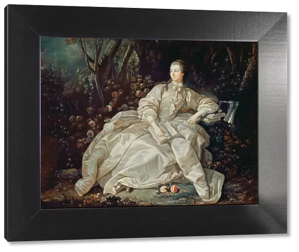 Madame de Pompadour (1721-64) (oil on canvas)
