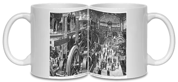 The French Electrical Machinery Gallery at the Universal Exhibition of 1900 (engraving)