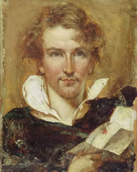 Self Portrait, 1823 (oil on paper on panel)
