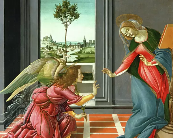 Annunciation (tempera on panel), 1489