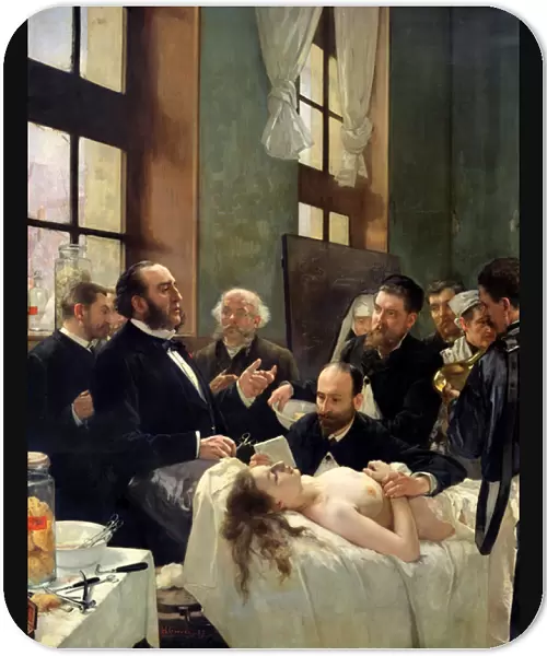 Before the Operation, or Doctor Pean teaching at Saint-Louis hospital, 1887 (oil
