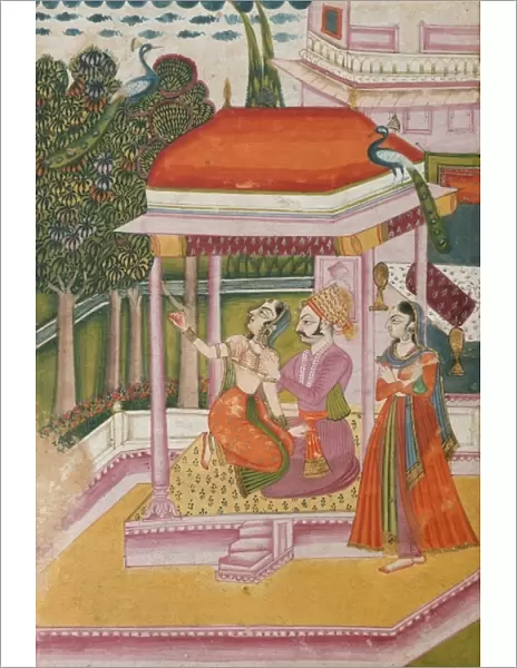 Ramakali Ragini, from a Ragamala, Rajasthan (gouache on paper)