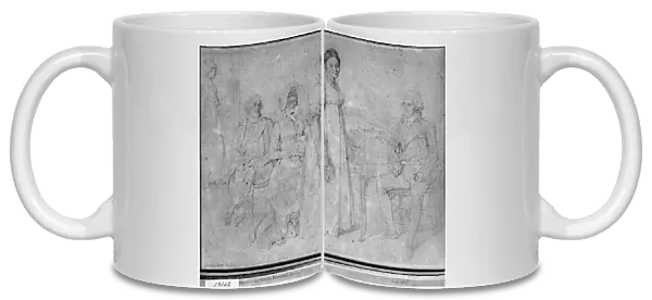 The Forestier Family, 1806 (graphite on paper) (b  /  w photo) (see also 233242)