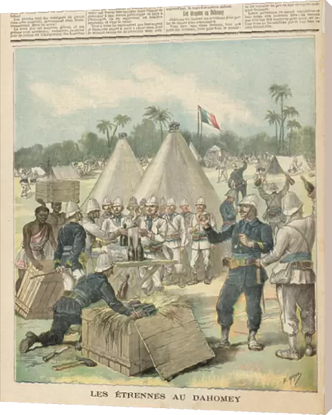 New Years Boxes in Dahomey, from Le Petit Journal, 31st December 1892