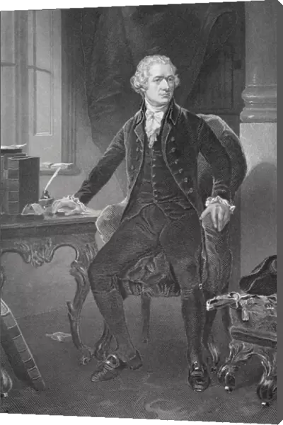 Portrait of Alexander Hamilton (1755  /  57-1804) (litho)