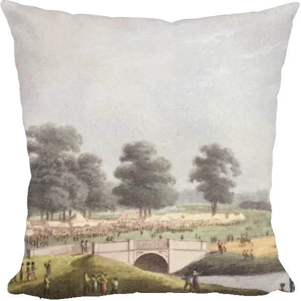The View of the Fair in Hyde Park, engraved by Matthew Dubourg, 1st August 1814