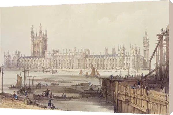 The New Houses of Parliament (litho)