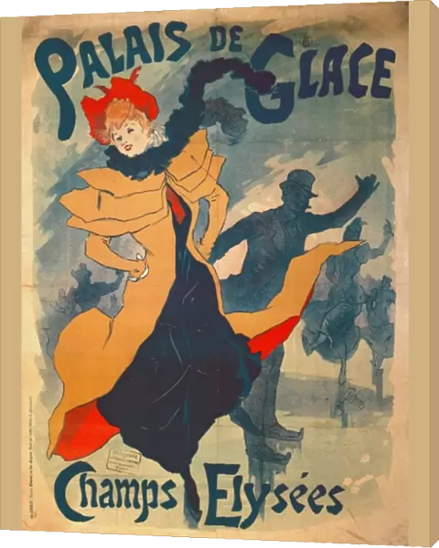 Poster advertising the Palais de Glace on the Champs Elysees (colour litho)