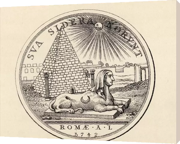 Masonic seal, from The History of Freemasonry, volume III, published by Thomas C