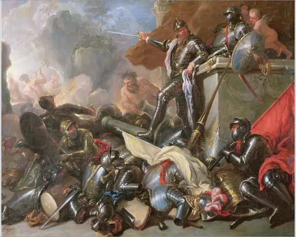 The War, 1690-1700 (oil on canvas)