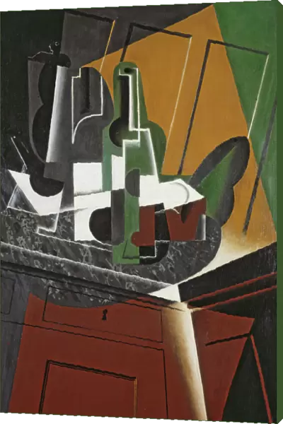 The Sideboard, 1917 (oil on plywood)