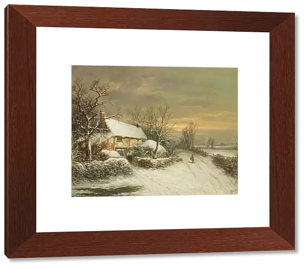 A Cottage in Winter, 19th century