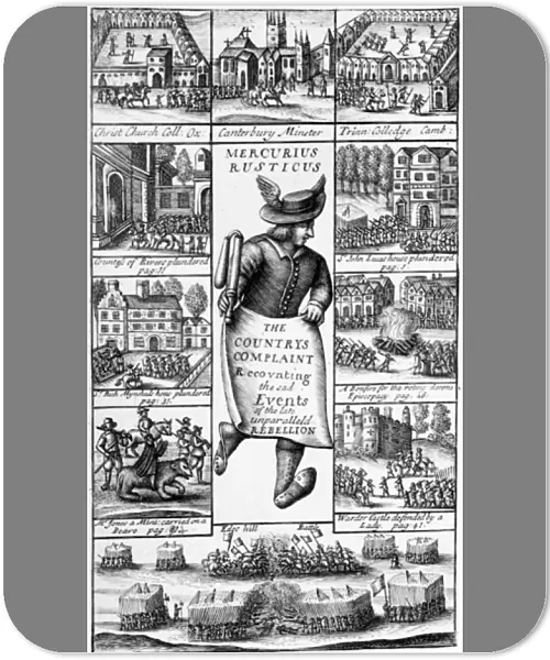 Frontispiece to Mercurius Rusticus: The Countrys Complaint Recounting the