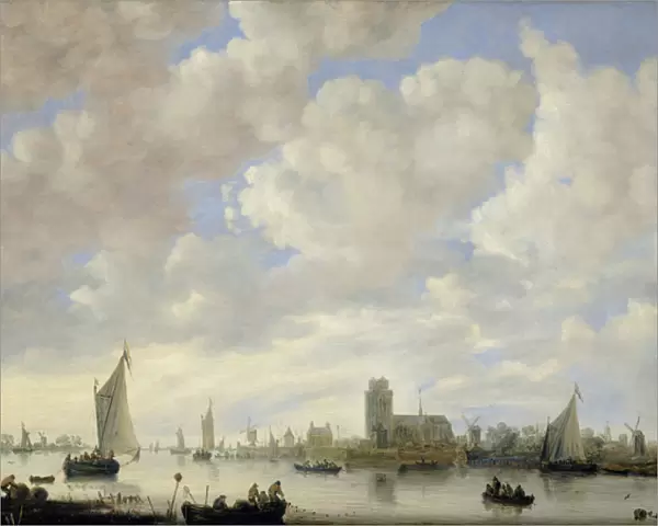 View of the Merwede at Dordrecht, c. 1660 (oil on panel)
