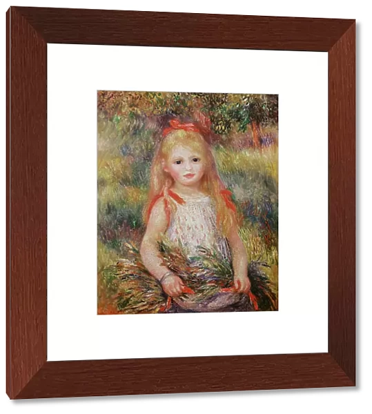 Little Girl Carrying Flowers, or The Little Gleaner, 1888 (oil on canvas)