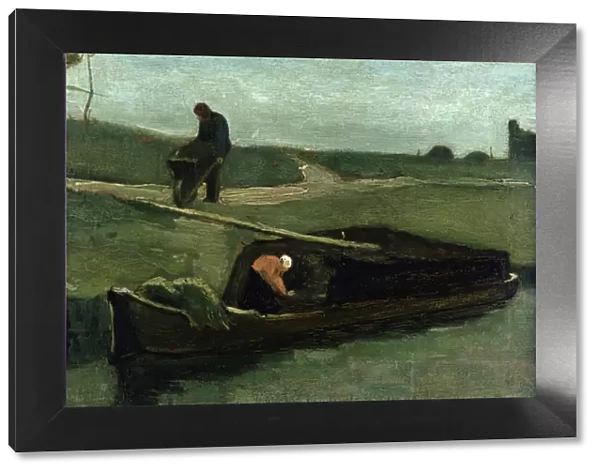The Peat Boat, 1883 (oil on canvas)