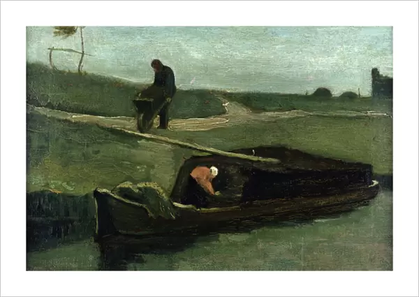The Peat Boat, 1883 (oil on canvas)