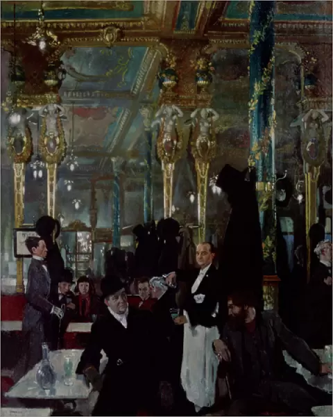 Cafe Royal, London, 1912 (oil on canvas)