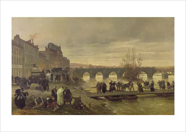 The Ambulance de la Presse at Joinville during the Siege of Paris (oil on canvas)