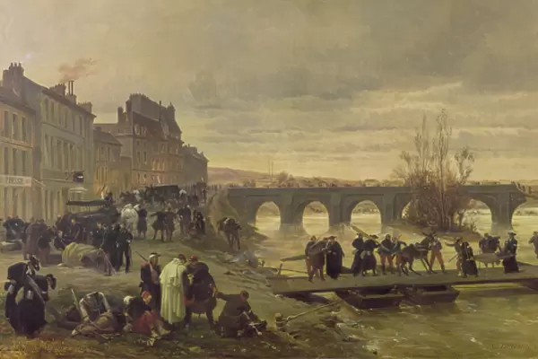 The Ambulance de la Presse at Joinville during the Siege of Paris (oil on canvas)