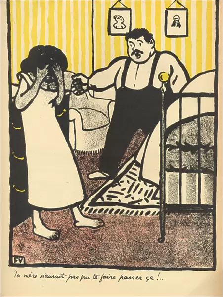 A man reproaches his pregnant mistress, from Crimes and Punishments, special