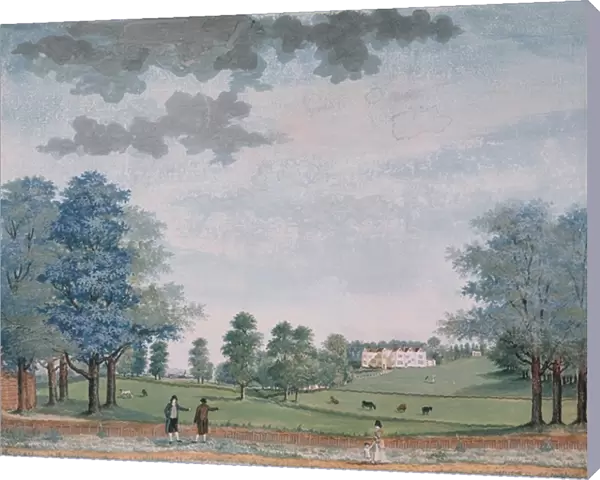 The Great House and Park at Chawton, c. 1780 (gouache on paper)
